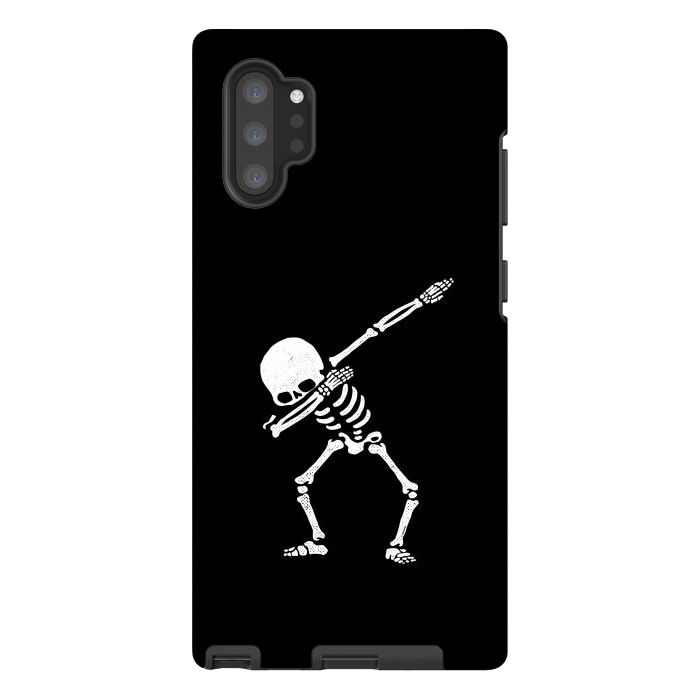 Galaxy Note 10 plus StrongFit Dabbing Skeleton Dab Pose Hip Hop Skull by Vó Maria