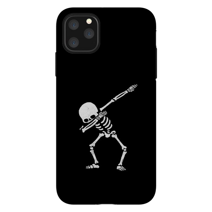 iPhone 11 Pro Max StrongFit Dabbing Skeleton Dab Pose Hip Hop Skull by Vó Maria