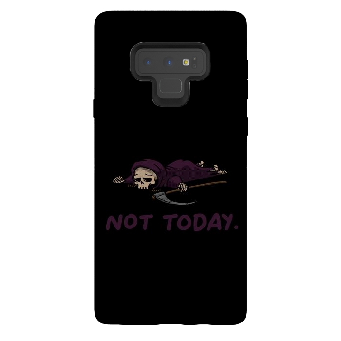 Galaxy Note 9 StrongFit Not Today Death Tired Reaper by Vó Maria