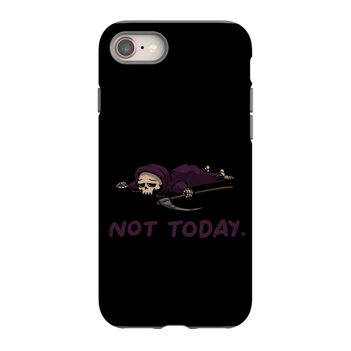 iPhone SE StrongFit Not Today Death Tired Reaper by Vó Maria