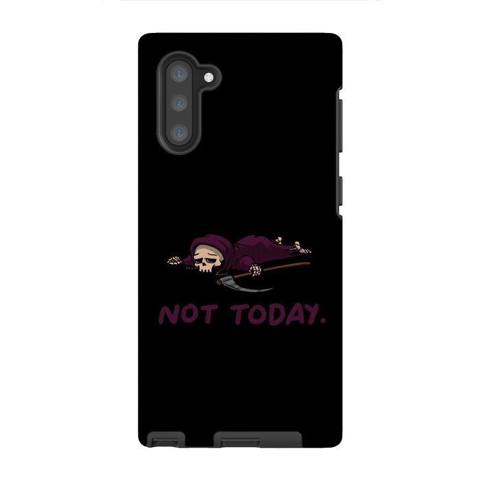 Galaxy Note 10 StrongFit Not Today Death Tired Reaper by Vó Maria