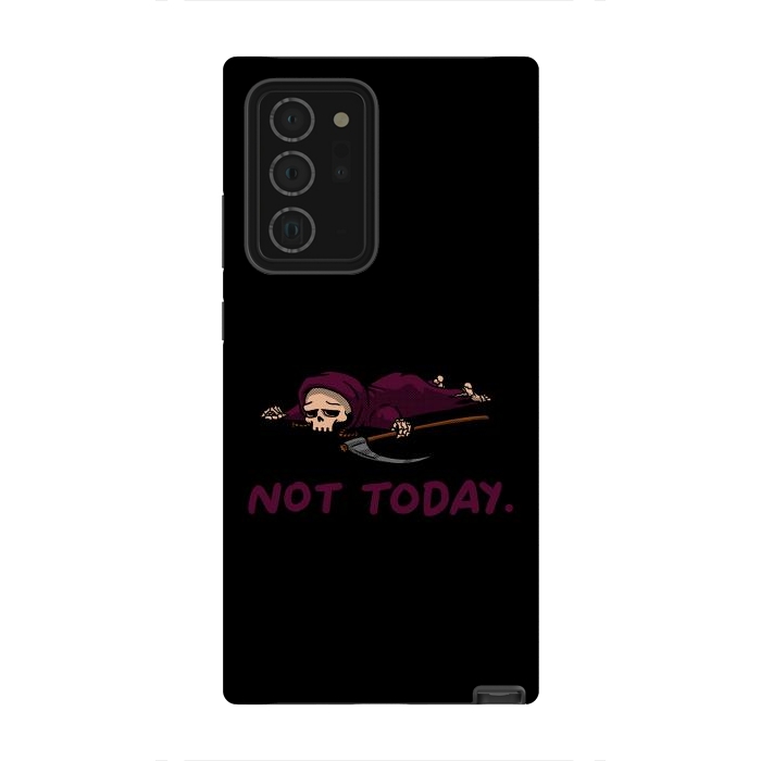 Galaxy Note 20 Ultra StrongFit Not Today Death Tired Reaper by Vó Maria