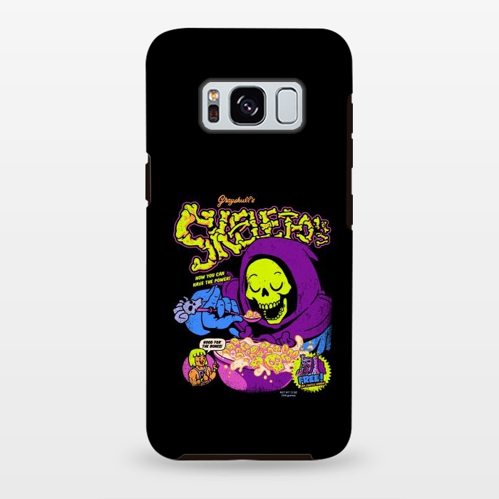 Galaxy S8 plus StrongFit Skelet-O's - Grayskull Cereal by Vó Maria