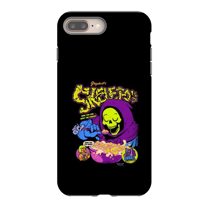 iPhone 8 plus StrongFit Skelet-O's - Grayskull Cereal by Vó Maria