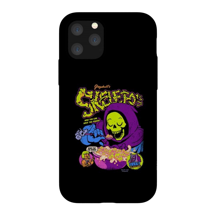 iPhone 11 Pro StrongFit Skelet-O's - Grayskull Cereal by Vó Maria