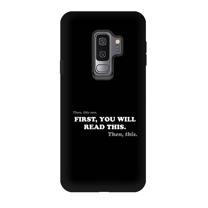Galaxy S9 plus StrongFit Don't Read - Funny Book Lover by Vó Maria