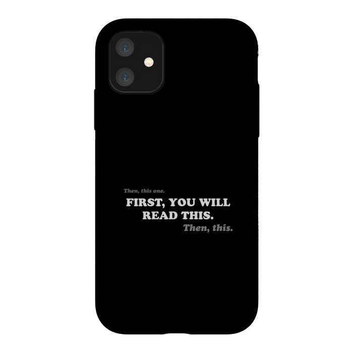 iPhone 11 StrongFit Don't Read - Funny Book Lover by Vó Maria