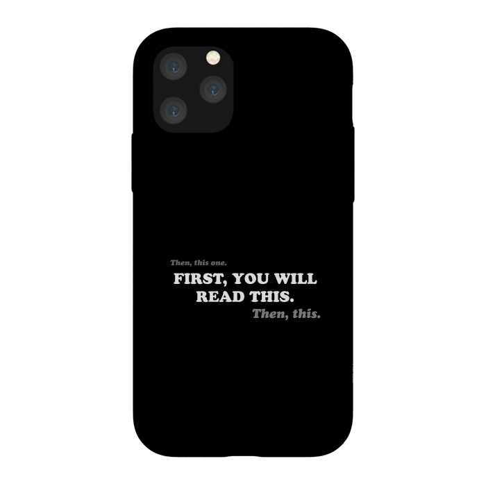 iPhone 11 Pro StrongFit Don't Read - Funny Book Lover by Vó Maria