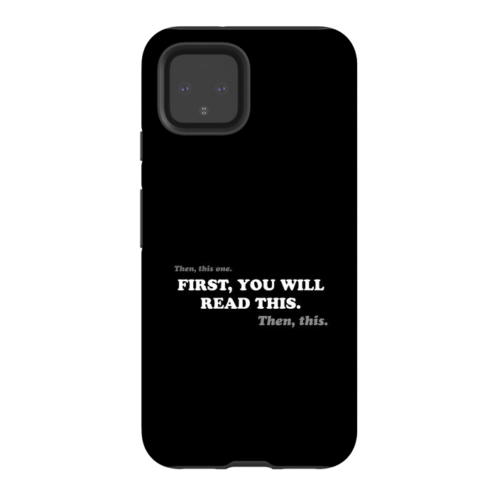 Pixel 4 StrongFit Don't Read - Funny Book Lover by Vó Maria