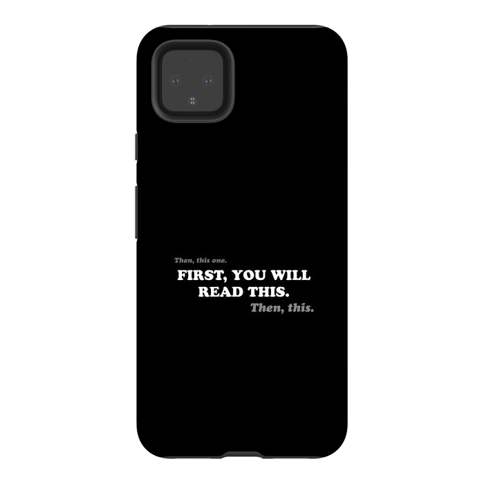 Pixel 4XL StrongFit Don't Read - Funny Book Lover by Vó Maria