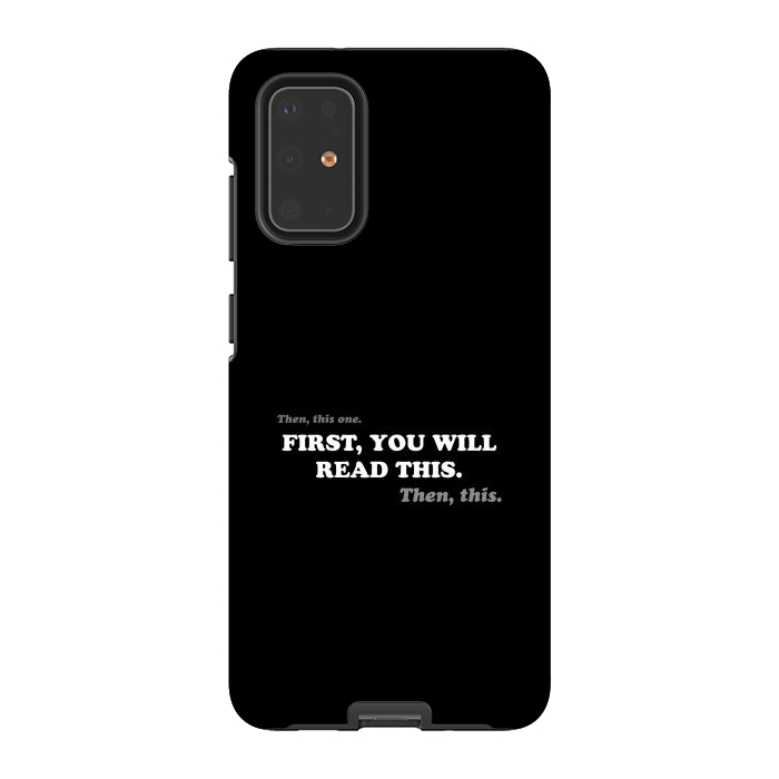Galaxy S20 Plus StrongFit Don't Read - Funny Book Lover by Vó Maria