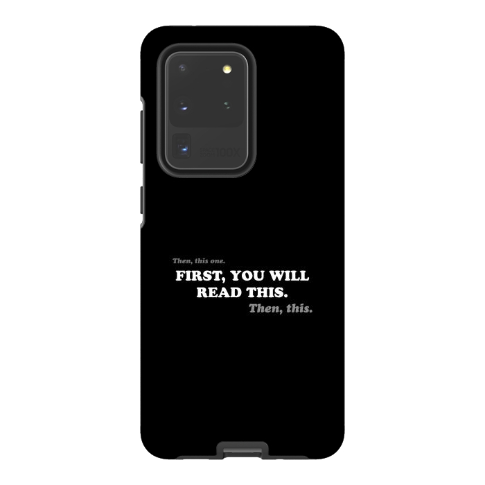 Galaxy S20 Ultra StrongFit Don't Read - Funny Book Lover by Vó Maria