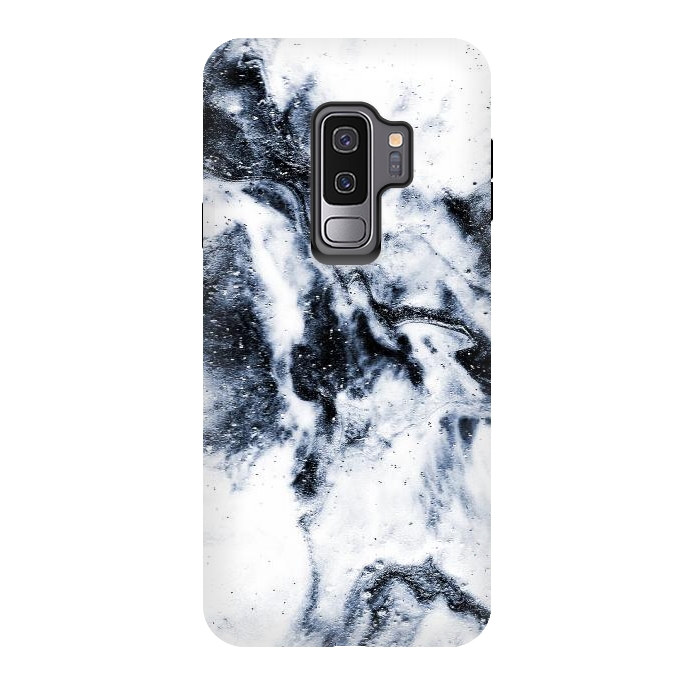 Galaxy S9 plus StrongFit Navy Rugged Blast by Ashley Camille