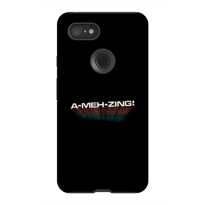 Pixel 3XL StrongFit Amehzing Lines 3D - Not So Amazing by Vó Maria