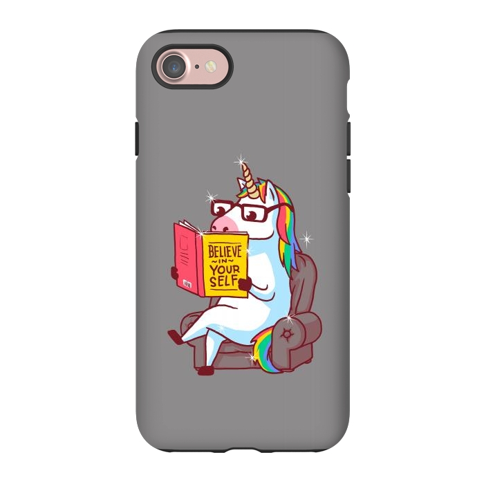 iPhone 7 StrongFit Unicorn Believe Yourself Self Affirmation Book by Vó Maria