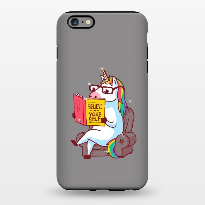 iPhone 6/6s plus StrongFit Unicorn Believe Yourself Self Affirmation Book by Vó Maria