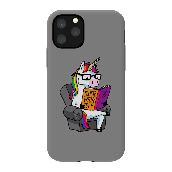 iPhone 11 Pro StrongFit Unicorn Believe Yourself Self Affirmation Book Vol 1 by Vó Maria