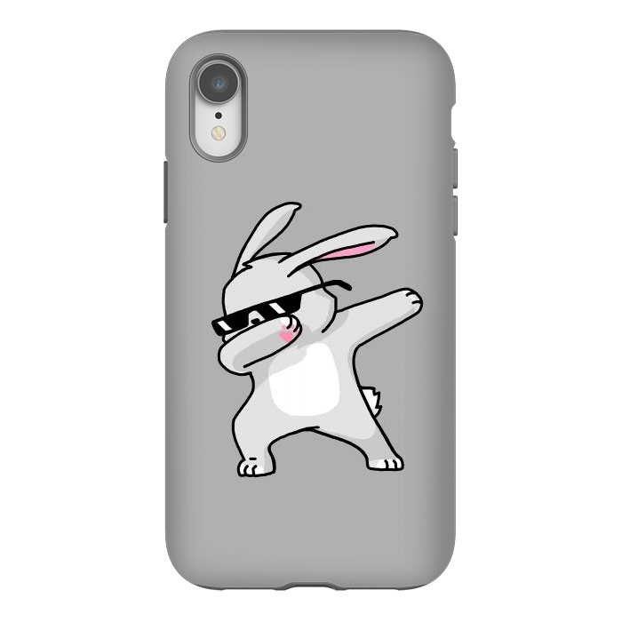 iPhone Xr StrongFit Dabbing Easter Bunny by Vó Maria