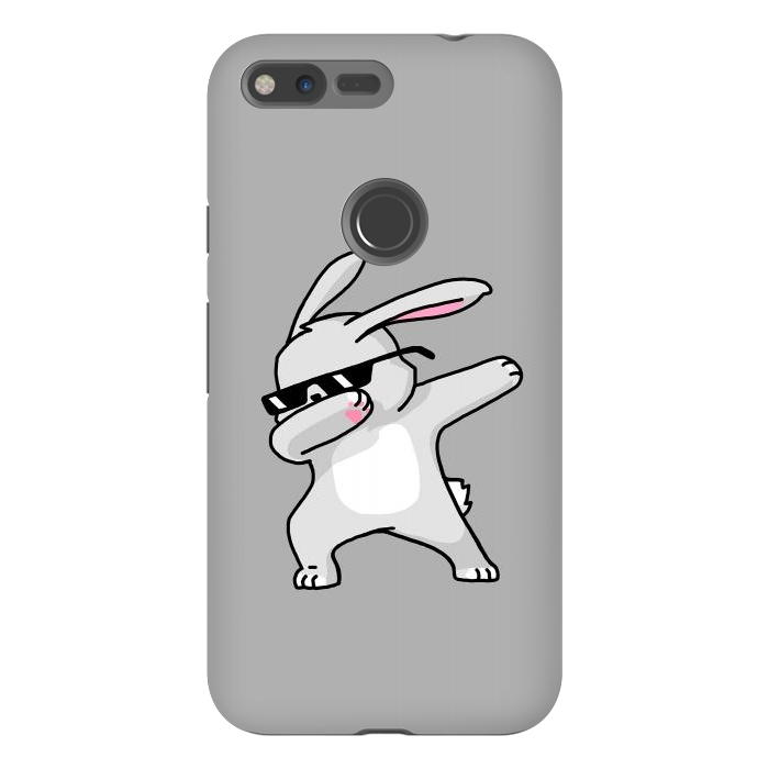 Pixel XL StrongFit Dabbing Easter Bunny by Vó Maria