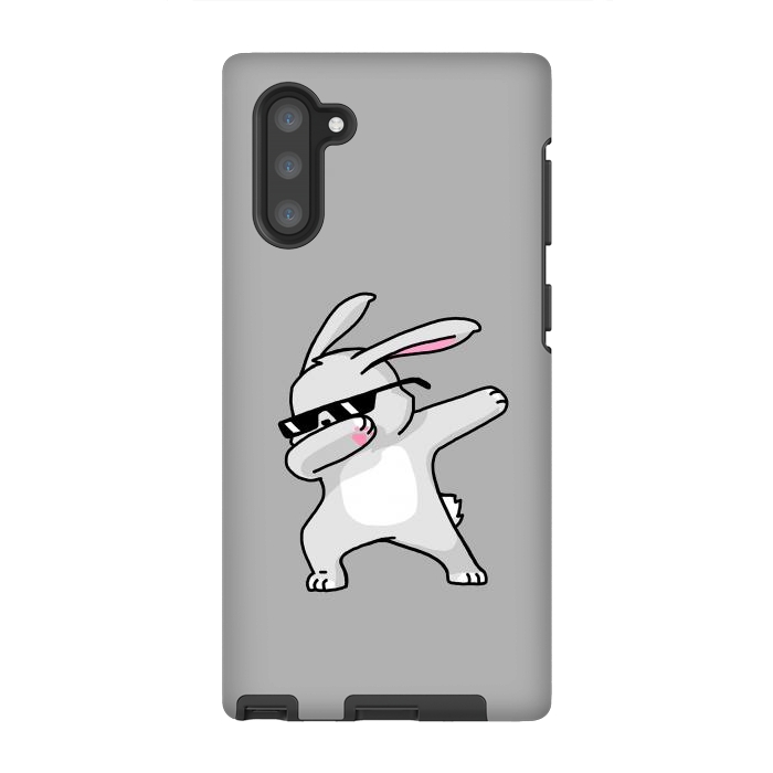 Galaxy Note 10 StrongFit Dabbing Easter Bunny by Vó Maria