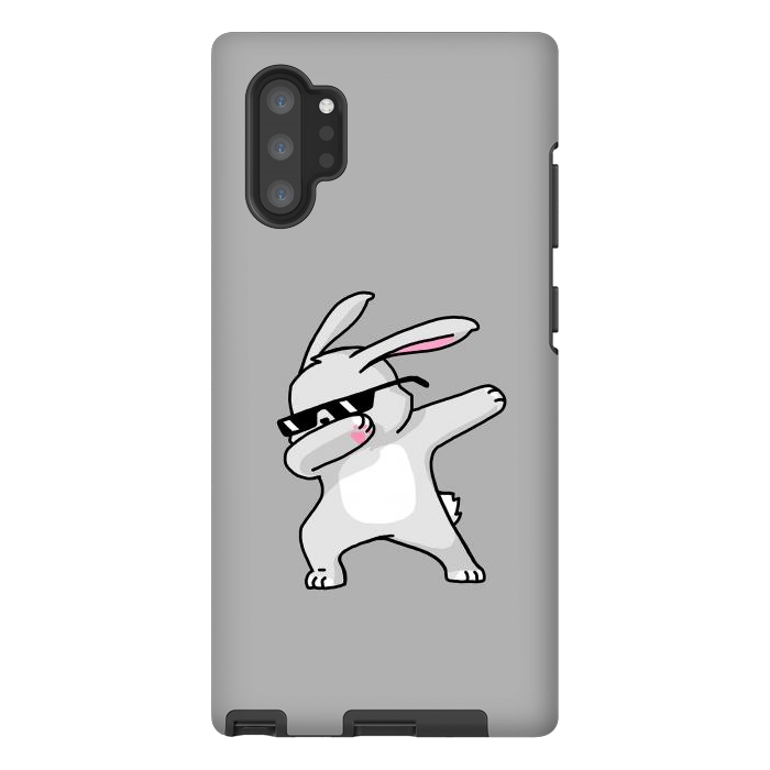Galaxy Note 10 plus StrongFit Dabbing Easter Bunny by Vó Maria