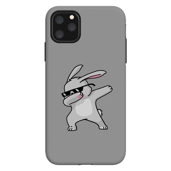 iPhone 11 Pro Max StrongFit Dabbing Easter Bunny by Vó Maria