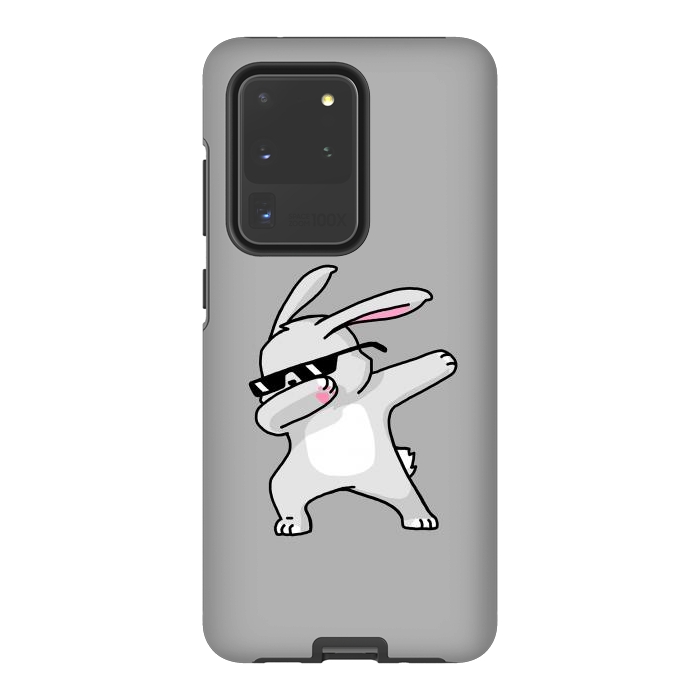 Galaxy S20 Ultra StrongFit Dabbing Easter Bunny by Vó Maria