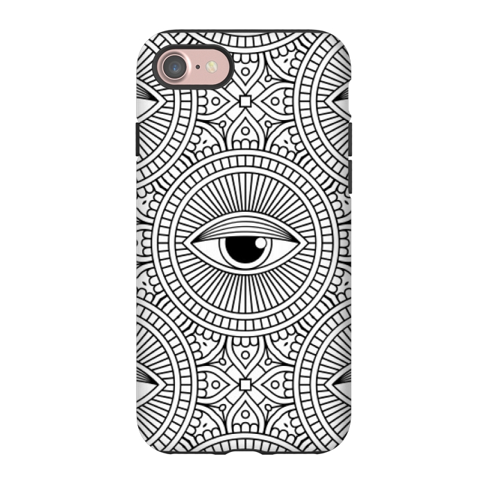 iPhone 7 StrongFit EYE PATTERN by MALLIKA