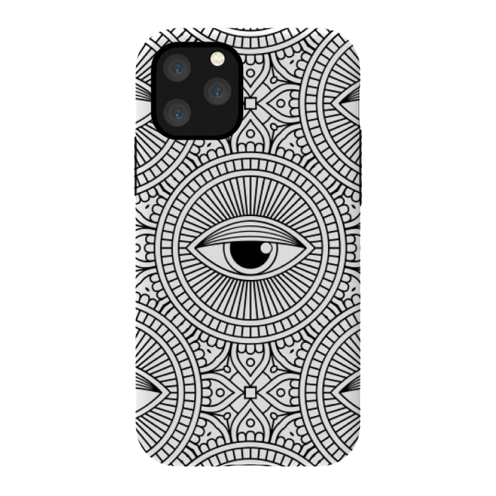 iPhone 11 Pro StrongFit EYE PATTERN by MALLIKA