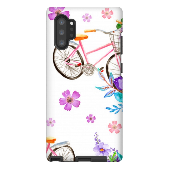 Galaxy Note 10 plus StrongFit CUTE CYCLE PATTERN by MALLIKA