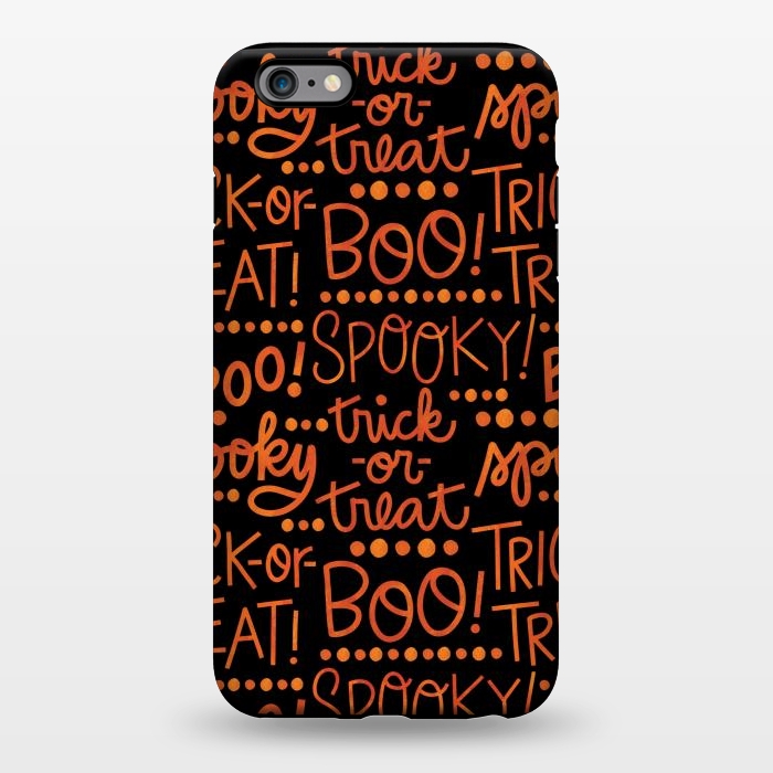 iPhone 6/6s plus StrongFit Spooky Halloween Lettering by Noonday Design