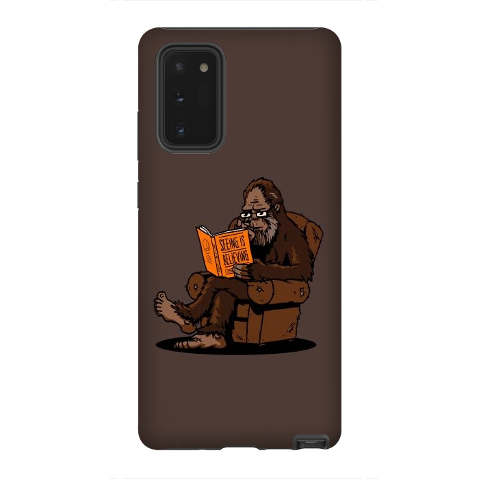 Galaxy Note 20 StrongFit BigFoot Reading Book - Seeing is Believing by Vó Maria