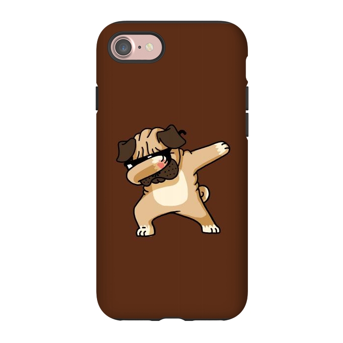 iPhone 7 StrongFit Dabbing Pug 2 by Vó Maria