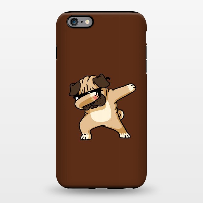 iPhone 6/6s plus StrongFit Dabbing Pug 2 by Vó Maria
