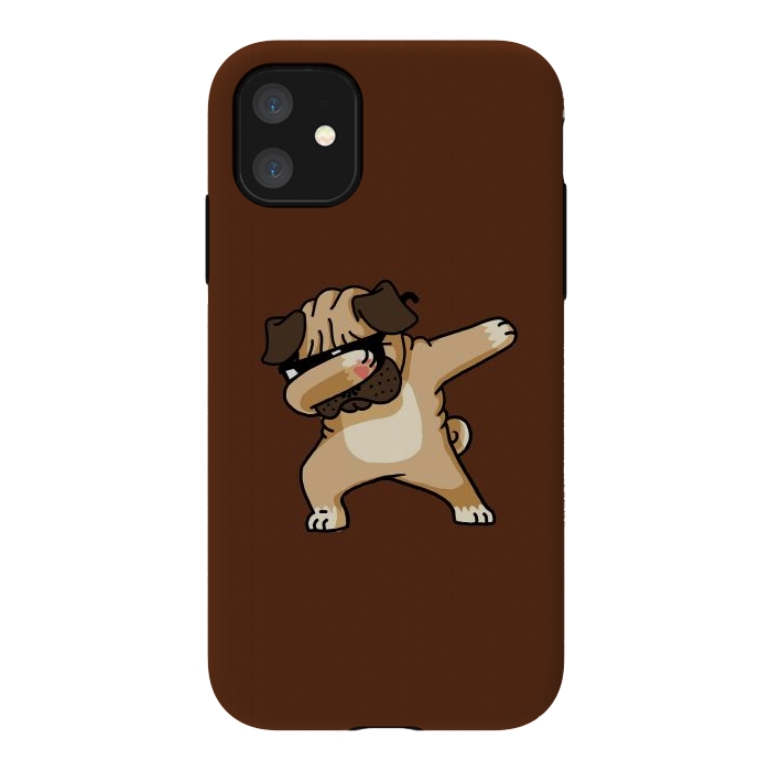 iPhone 11 StrongFit Dabbing Pug 2 by Vó Maria