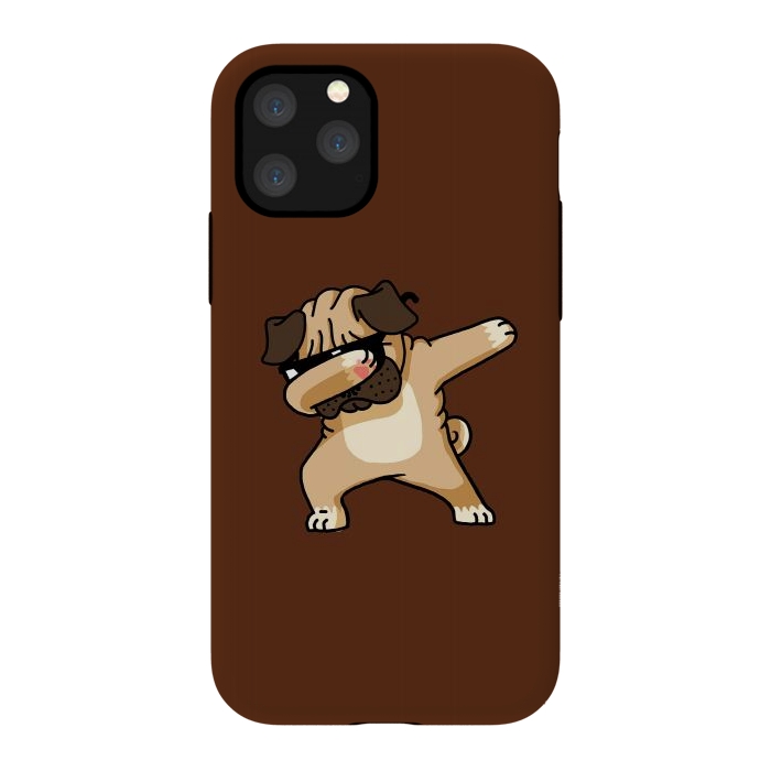 iPhone 11 Pro StrongFit Dabbing Pug 2 by Vó Maria
