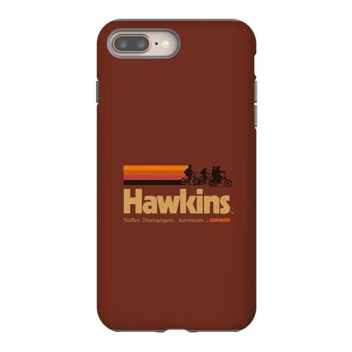 iPhone 7 plus StrongFit Hawkins Indiana Vintage  by Vó Maria