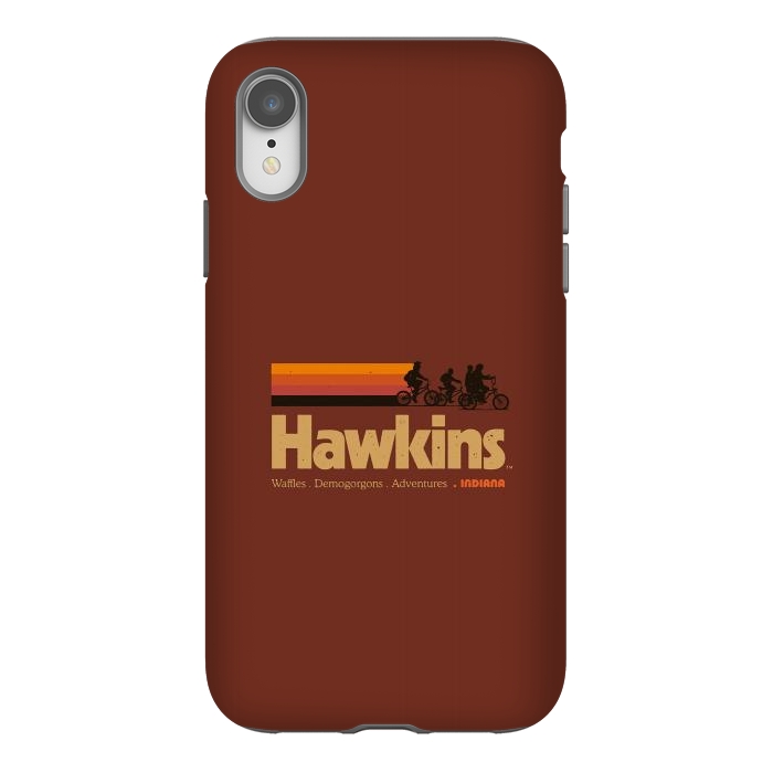 iPhone Xr StrongFit Hawkins Indiana Vintage  by Vó Maria