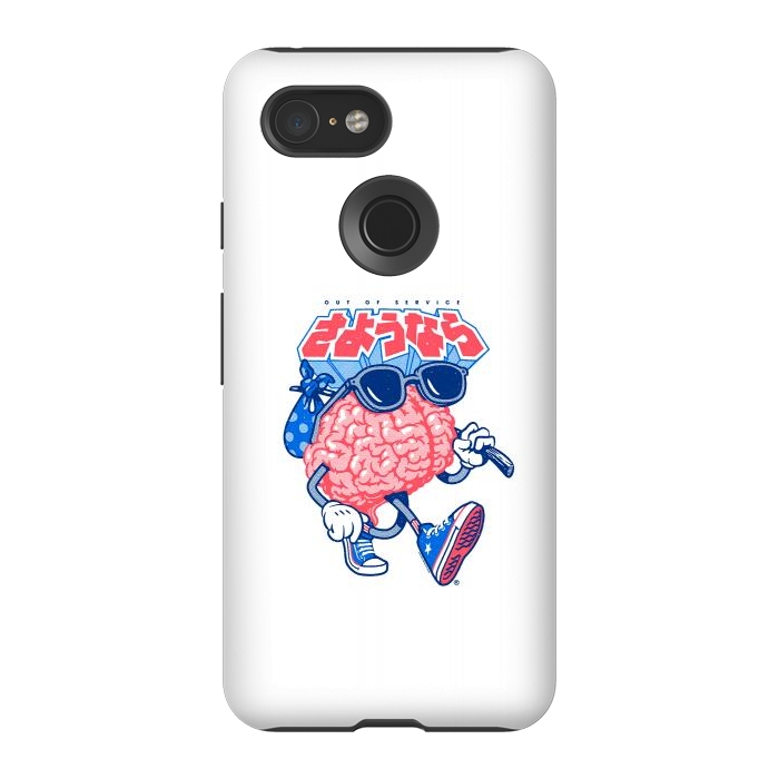 Pixel 3 StrongFit Sayonara Out of Service Brain Vacation by Vó Maria