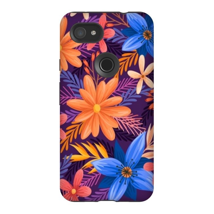 Pixel 3AXL StrongFit beautiful tropical pattern by MALLIKA