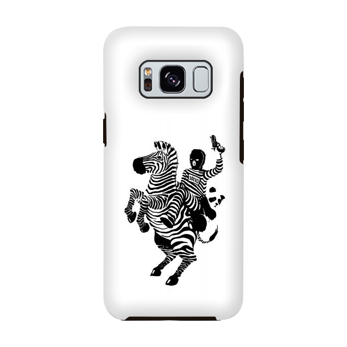 Galaxy S8 StrongFit Zebra Ladrão Panda 2 by Vó Maria