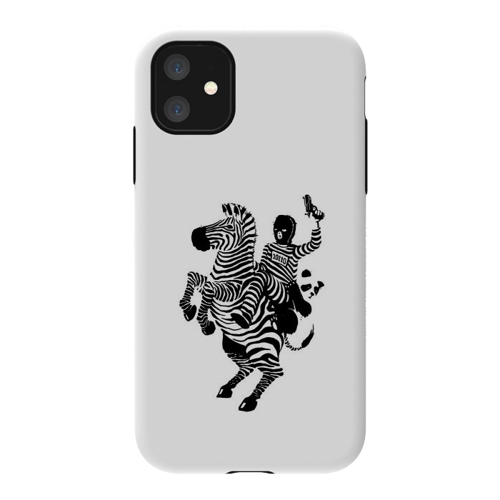 iPhone 11 StrongFit Zebra Ladrão Panda 2 by Vó Maria