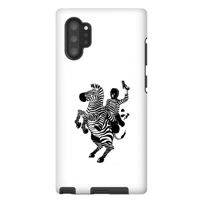 Galaxy Note 10 plus StrongFit Zebra Ladrão Panda 2 by Vó Maria