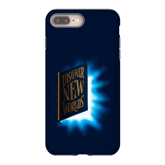 iPhone 8 plus StrongFit Discover New Worlds - Book Lover  by Vó Maria