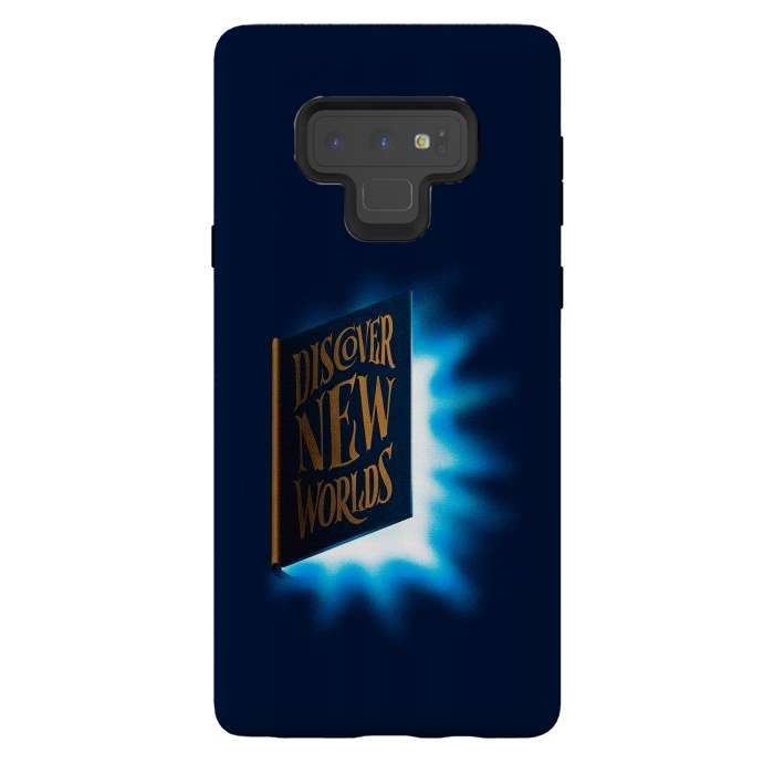 Galaxy Note 9 StrongFit Discover New Worlds - Book Lover  by Vó Maria