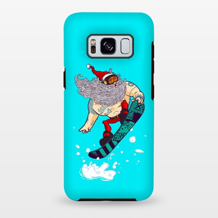 Galaxy S8 plus StrongFit Klaus Snowboard by Vó Maria