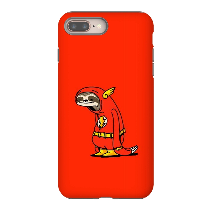 iPhone 7 plus StrongFit The Neutral Sloth Lazy Super Hero by Vó Maria
