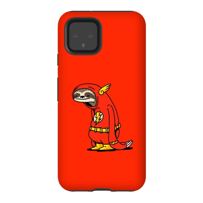 Pixel 4 StrongFit The Neutral Sloth Lazy Super Hero by Vó Maria