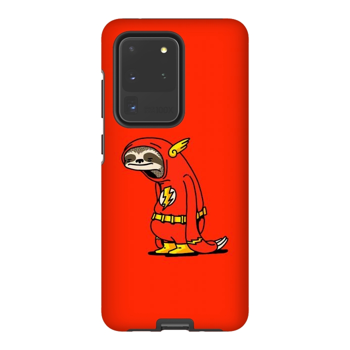 Galaxy S20 Ultra StrongFit The Neutral Sloth Lazy Super Hero by Vó Maria