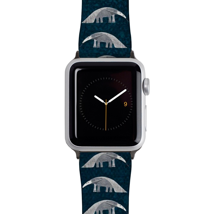 Watch 38mm / 40mm Strap PU leather Giant Anteater by Nic Squirrell